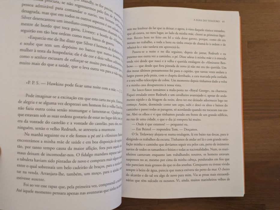 L " A Ilha do Tesouro " Robert Louis Stevenson (Como Novo)