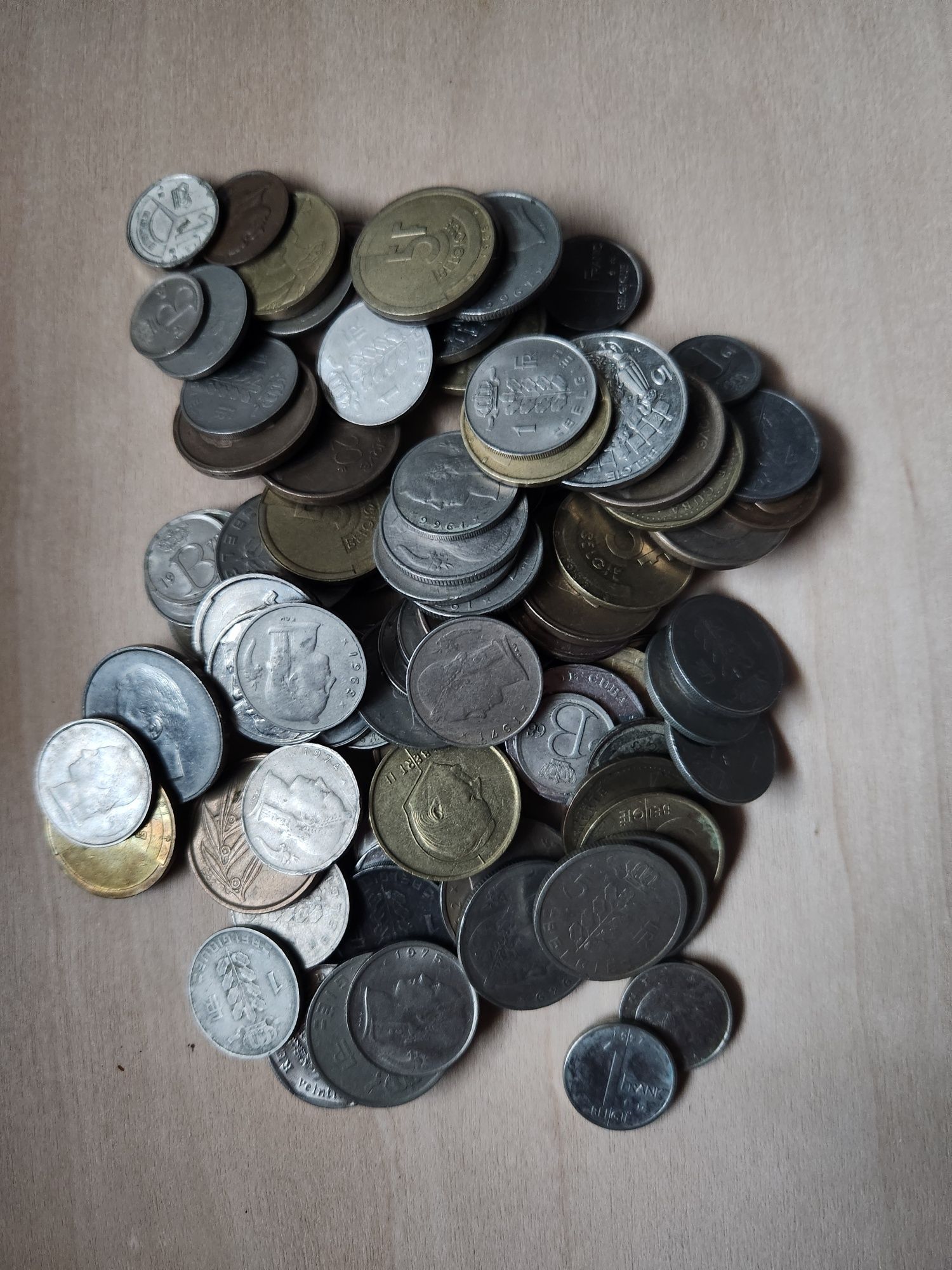 Lote moedas da Bélgica
