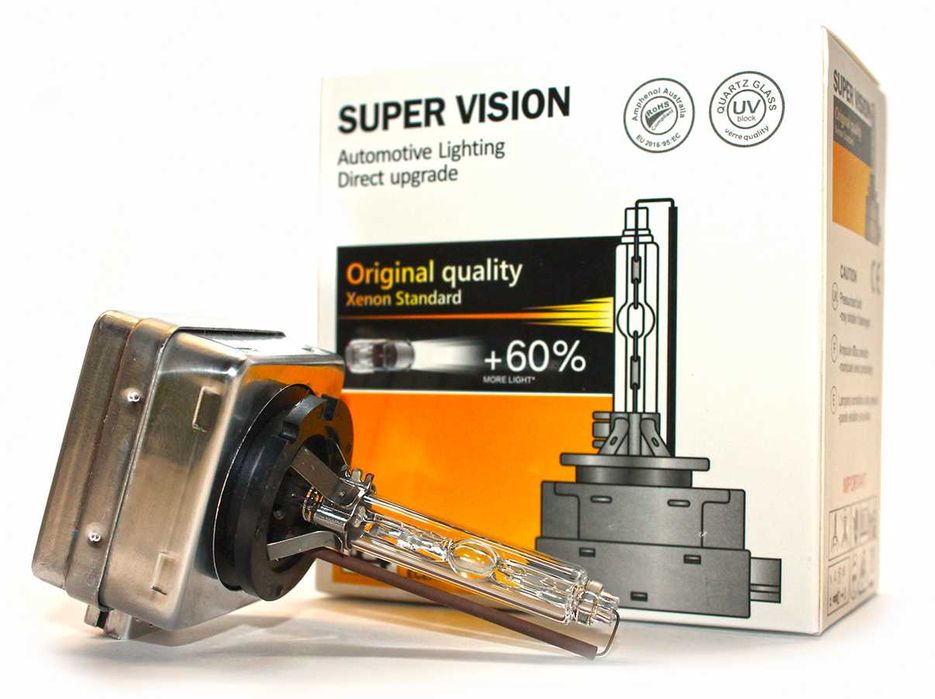Лампа ксенонова D3S 35W Super Vision лампи бі ксенон штатні HID