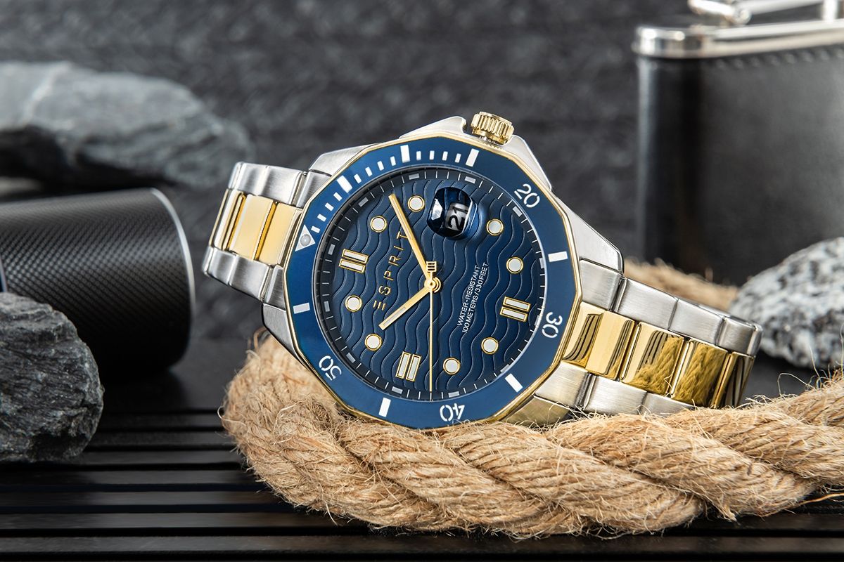 zegarek męski esprit kale es1g367m0095 + box