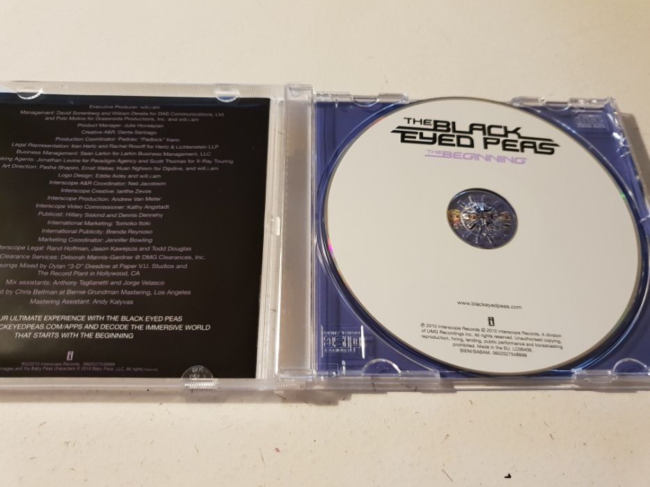 The Black Eyed Peas - The Beginning, CD, 2010 rok