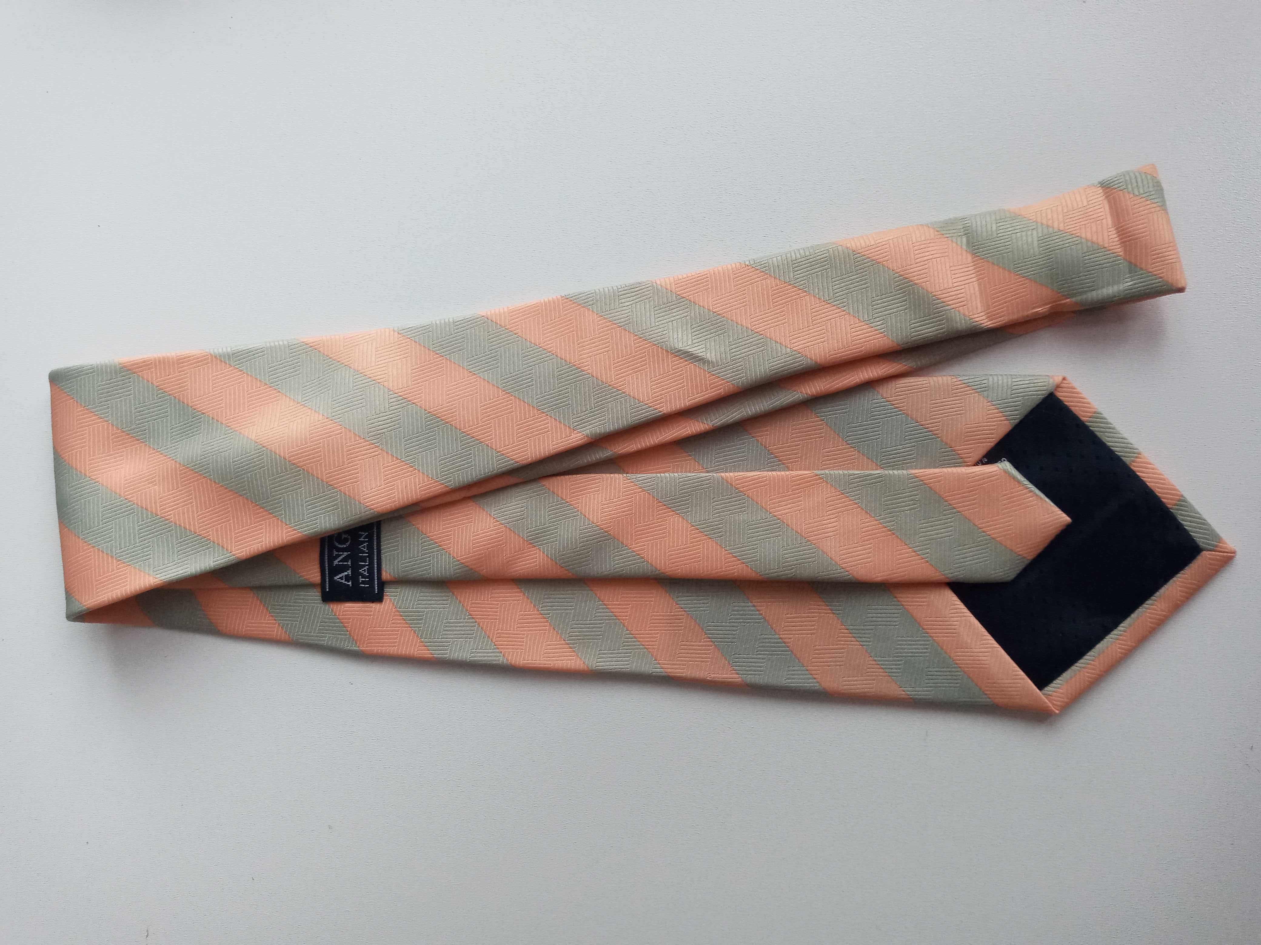 #27 Angello krawat w paski