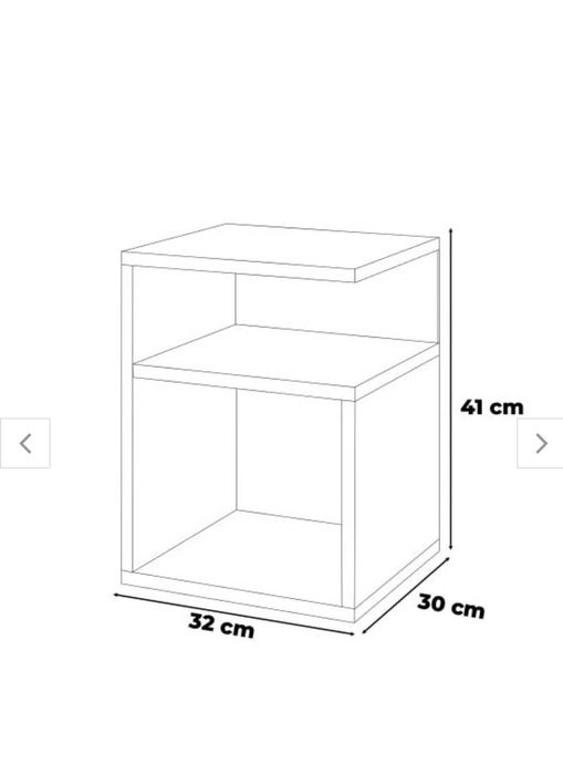 2 szafki białe nocne