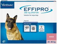 Effipro Pies L 20-40kg 4 pipety Spot-On