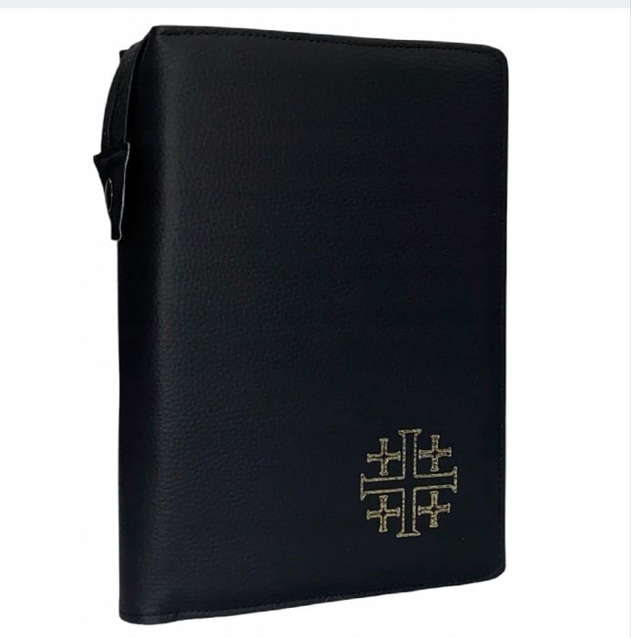 Etui Biblia Jerozolimska – złocone, czarne, format duży