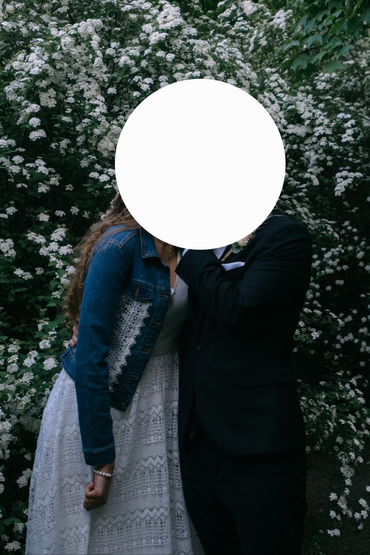 Suknia ślubna boho z kurtką i welonem