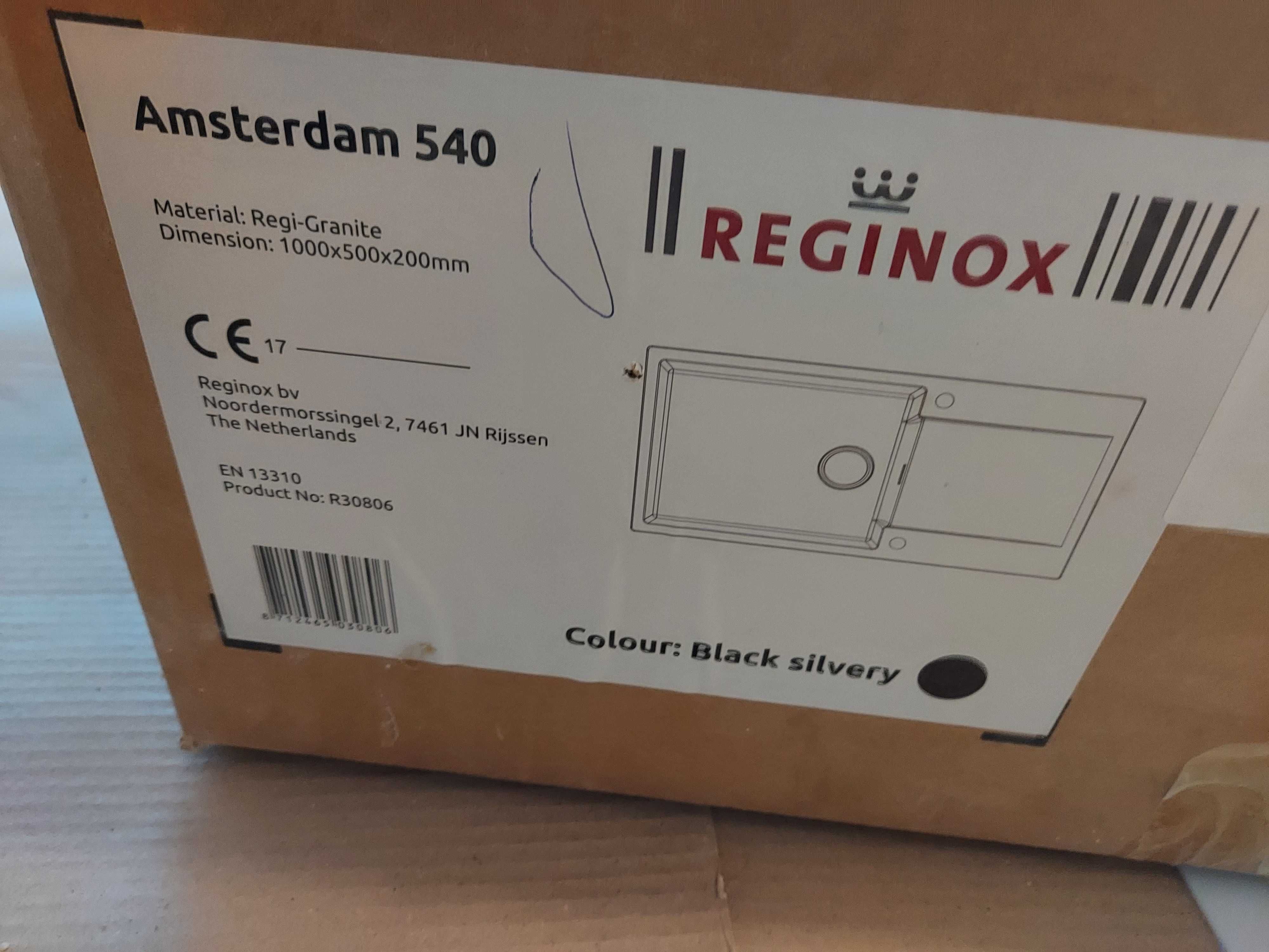 Zlew kuchenny NOWY firmy REGINOX AMSTERDAM 540 +Syfon