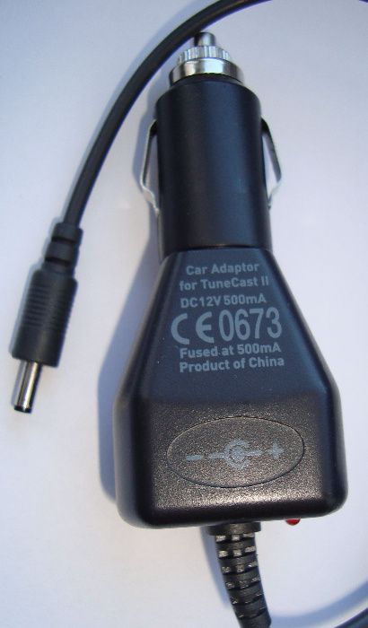 Автоадаптер к FM трансмиттеру Belkin Tunecast II  12В 0.5А 3.5х1.3 мм.