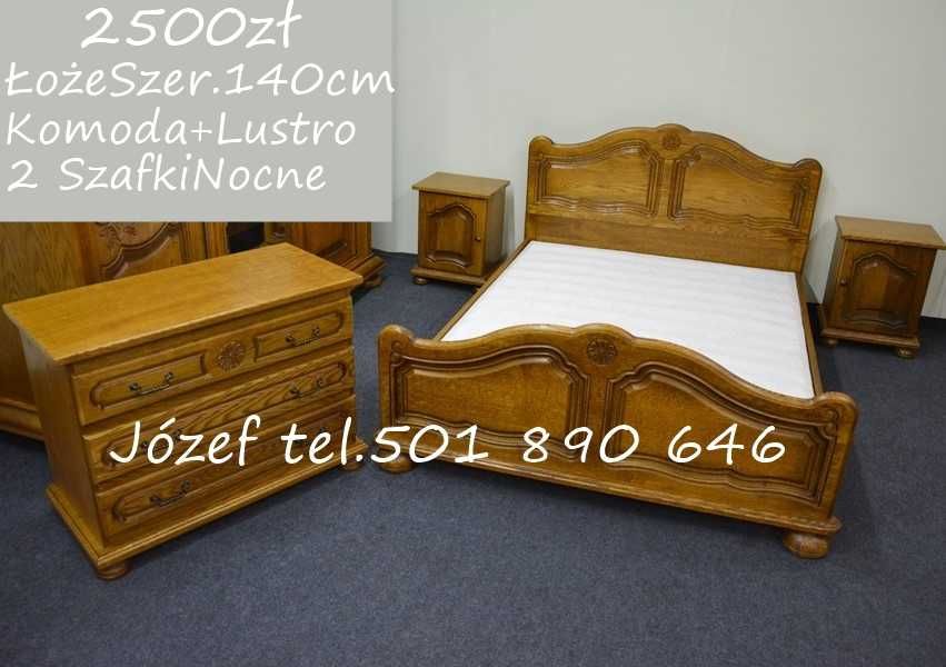 Piękna Sypialnia Dębowa, meble stylowe do sypialni. Dowiozę.