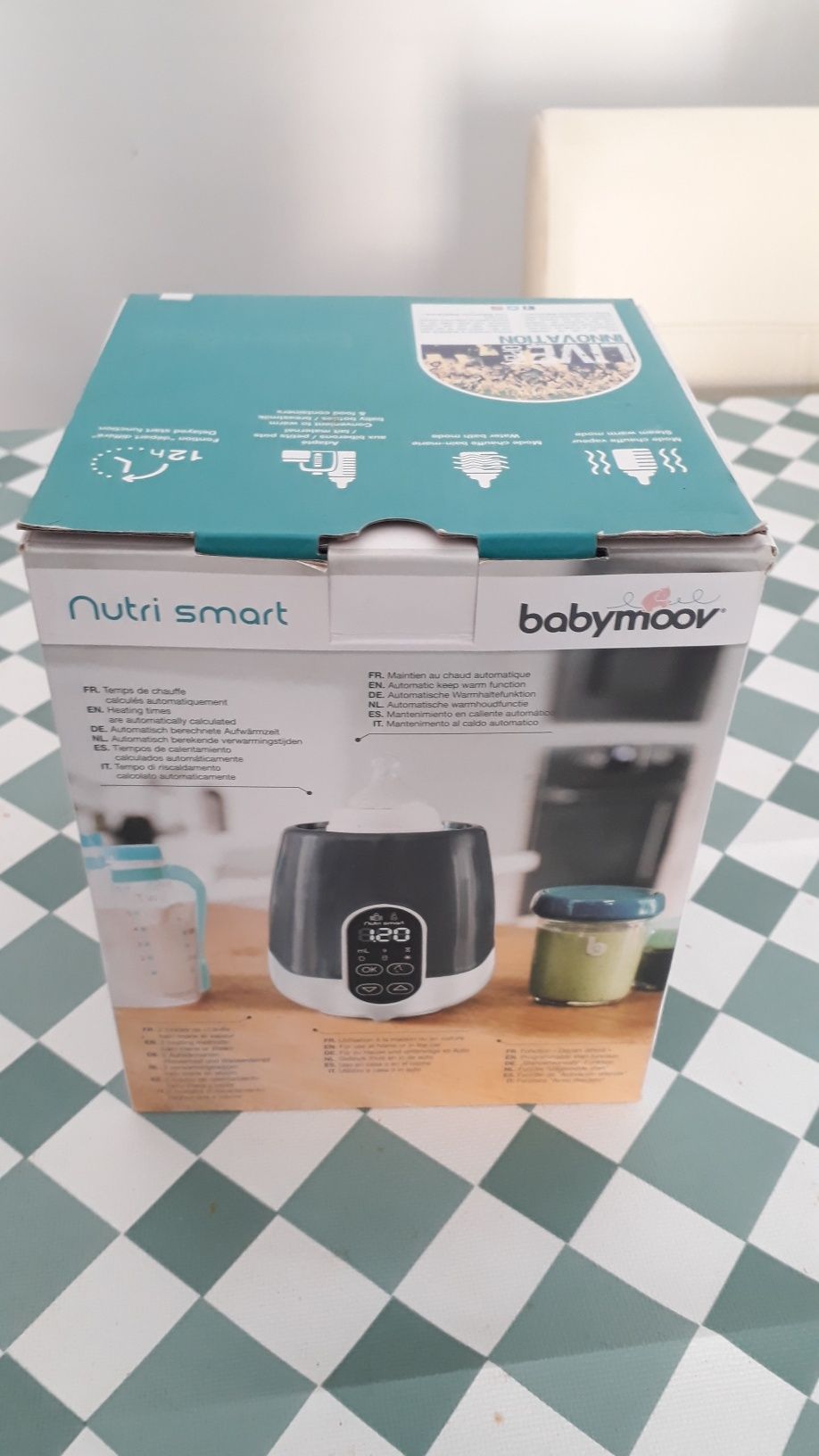 Aquecedor de biberões casa e carro Nutri Smart da BABYMOOV