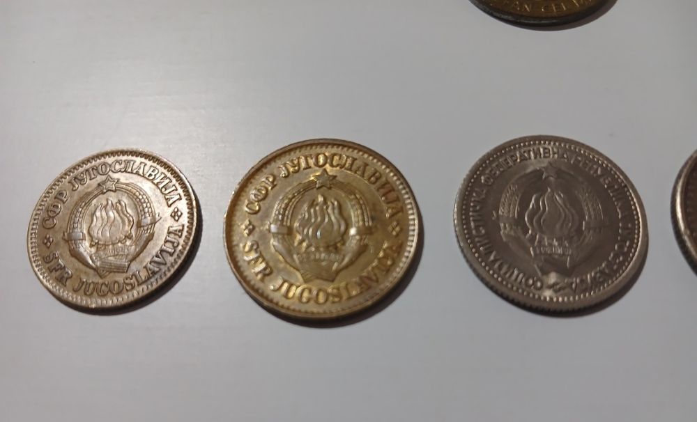 Монеты Югославия, Румыния