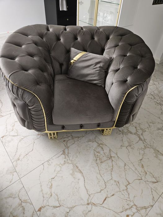 2 nowe fotele glamur