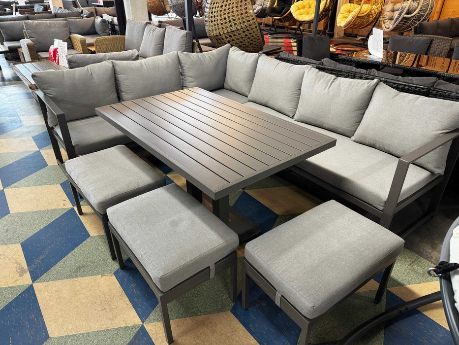 OUTLET! Zestaw Mebli Ogrodowych Technorattanowych Komplet Wypoczynek