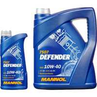 Mannol Defender 10w-40 моторное масло полусинтетика 4л/5л