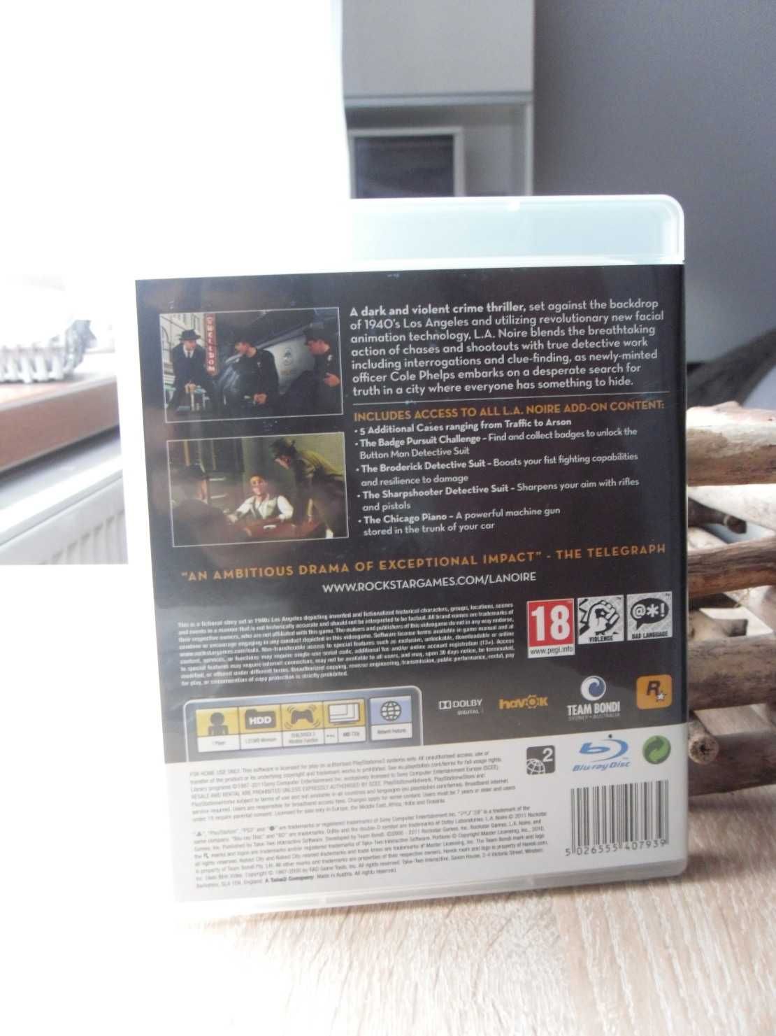 L.A. Noire: The Complete Edition PS3 +1