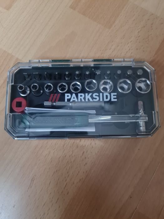 Parkside zestaw kluczy nasadowych precyzyjnych Grzechotka 23 EL.