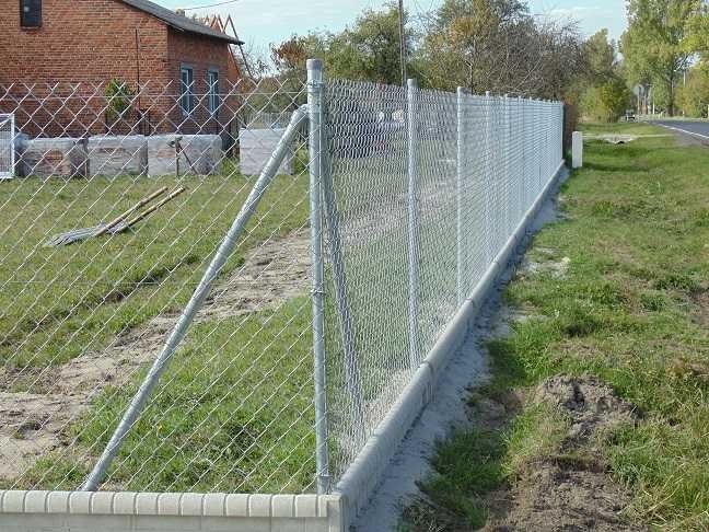 35 ZŁ za Kompletne ogrodzenie z siatki ocynkowanej 1,5m, siatka ocynk