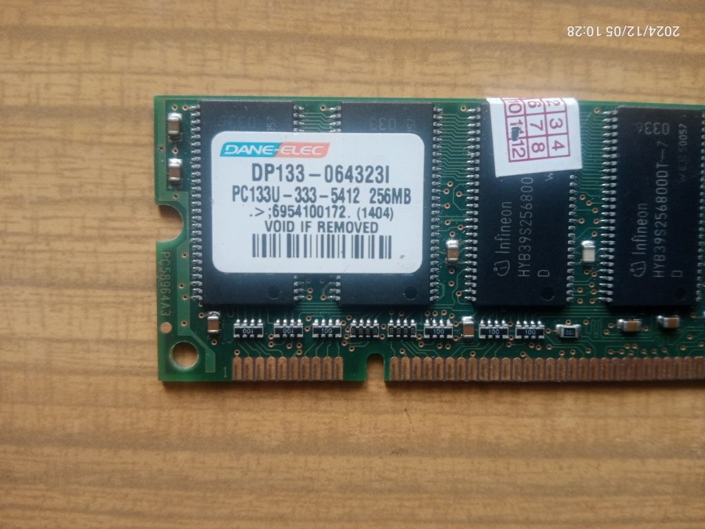 Pamięć ram DANE-ELEC  256MB