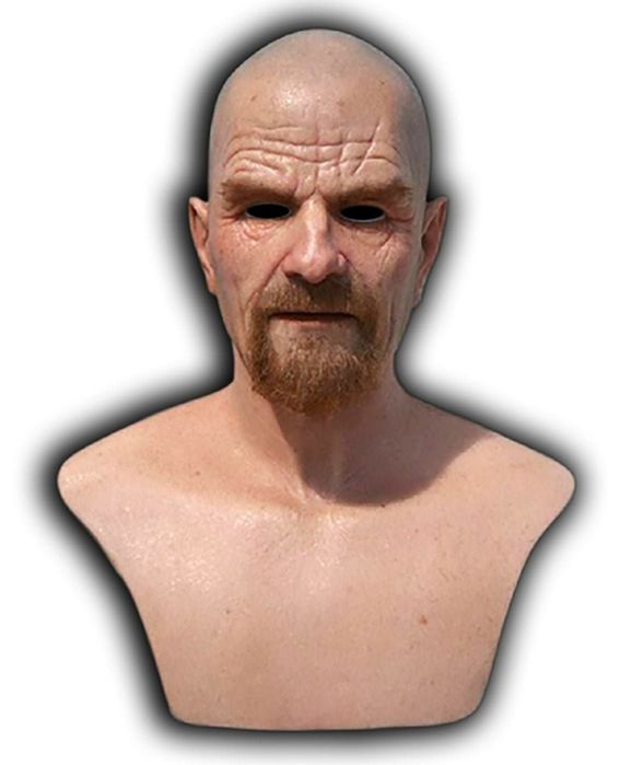 Máscara Breaking Bad Walter White Ultra Realista Premium