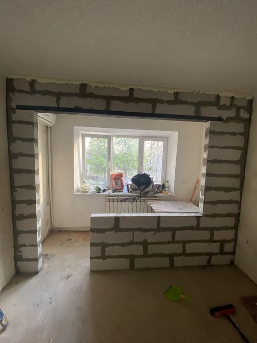 Штукатурка, шпаклевка, ламинат, демонтаж, стяжка, плитка любой сложнос