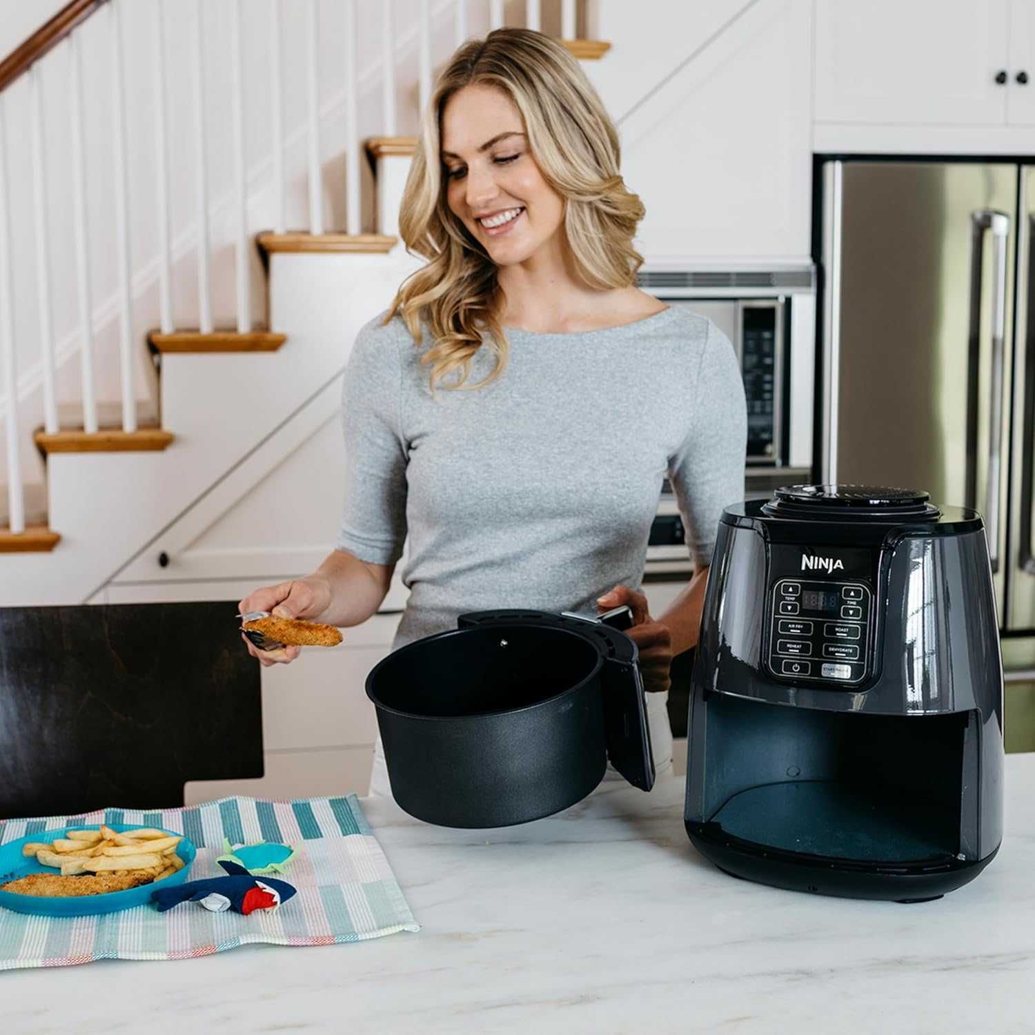 Ninja Cyfrowa frytkownica beztłuszczowa 4 w 1 AirFryer Super stan