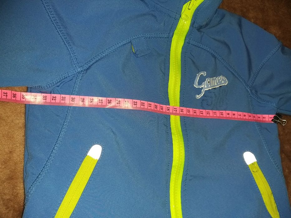 Kurtka niebieska rozm. 80 buty rozm. 23 chłopiec