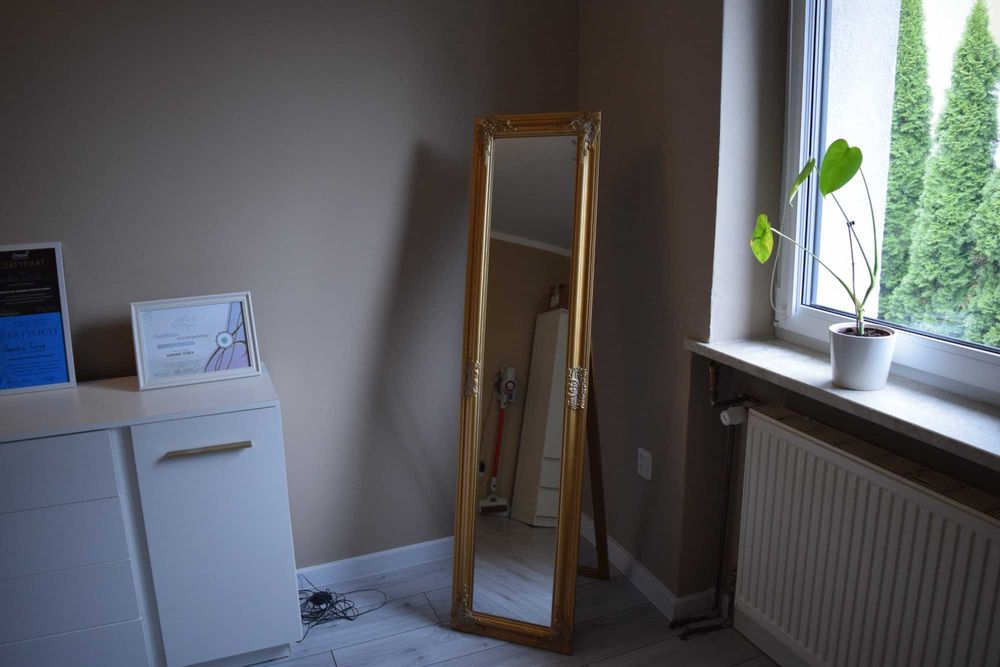 Lustro Stojące Ozdobne*Wymiary 160x40*Odbiór Olsztyn Dajtki