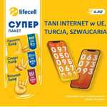 Internet Turcja Karta Starter SIM Lifecell do 40 GB - Internet TIR