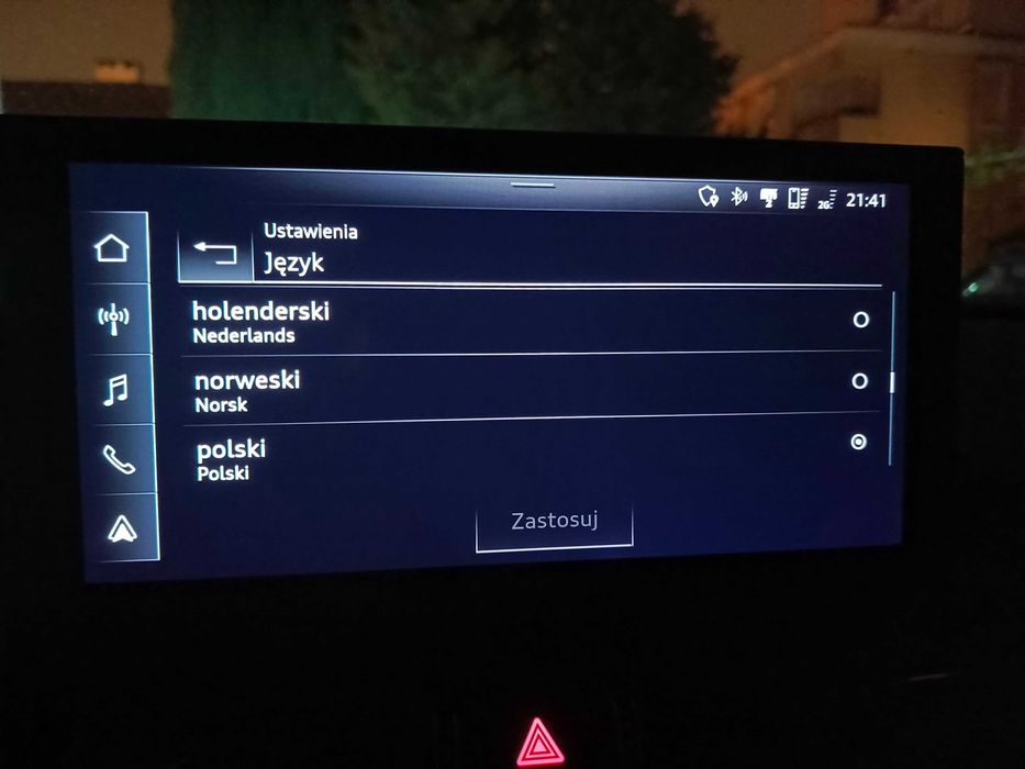 Konwersja z USA na EU Audi A3 A4 A5 A6 A7 Q3 Q5 Q7 Polski lampy mapy