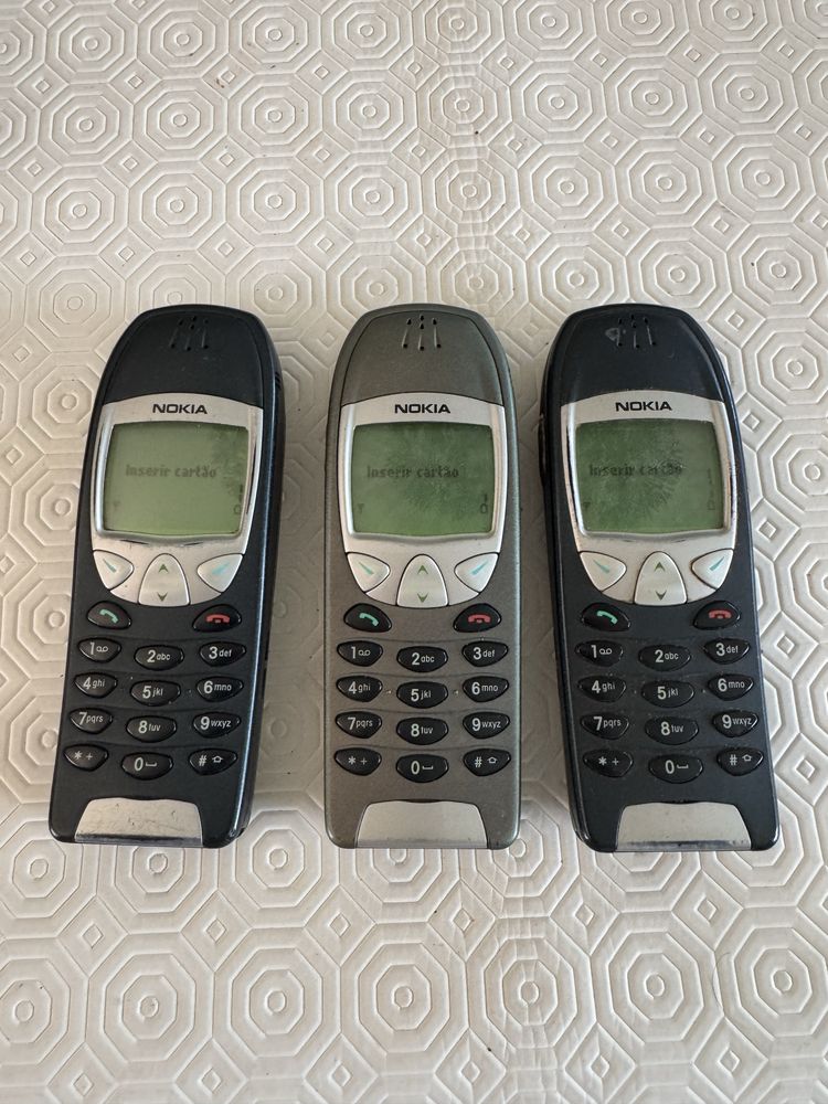 3 Nokias 6210 p/ colecionadores ou para usar