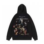 OFF-WHITE худи мужское оверсайз, черное, винтажное оригинал унисекс