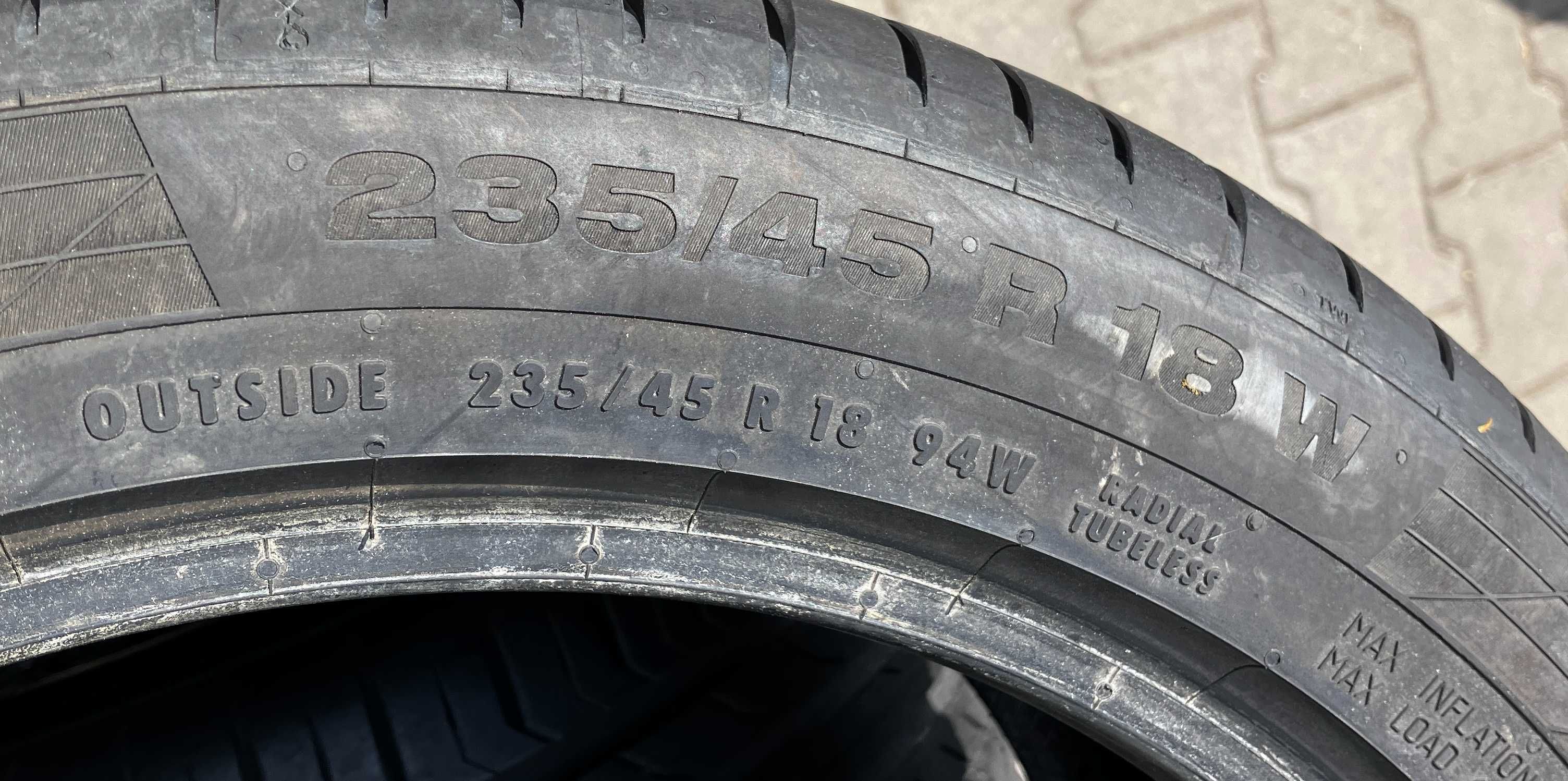 Continental Contisportcontact 5 235/45R18 4szt 2018r Opony letnie 18