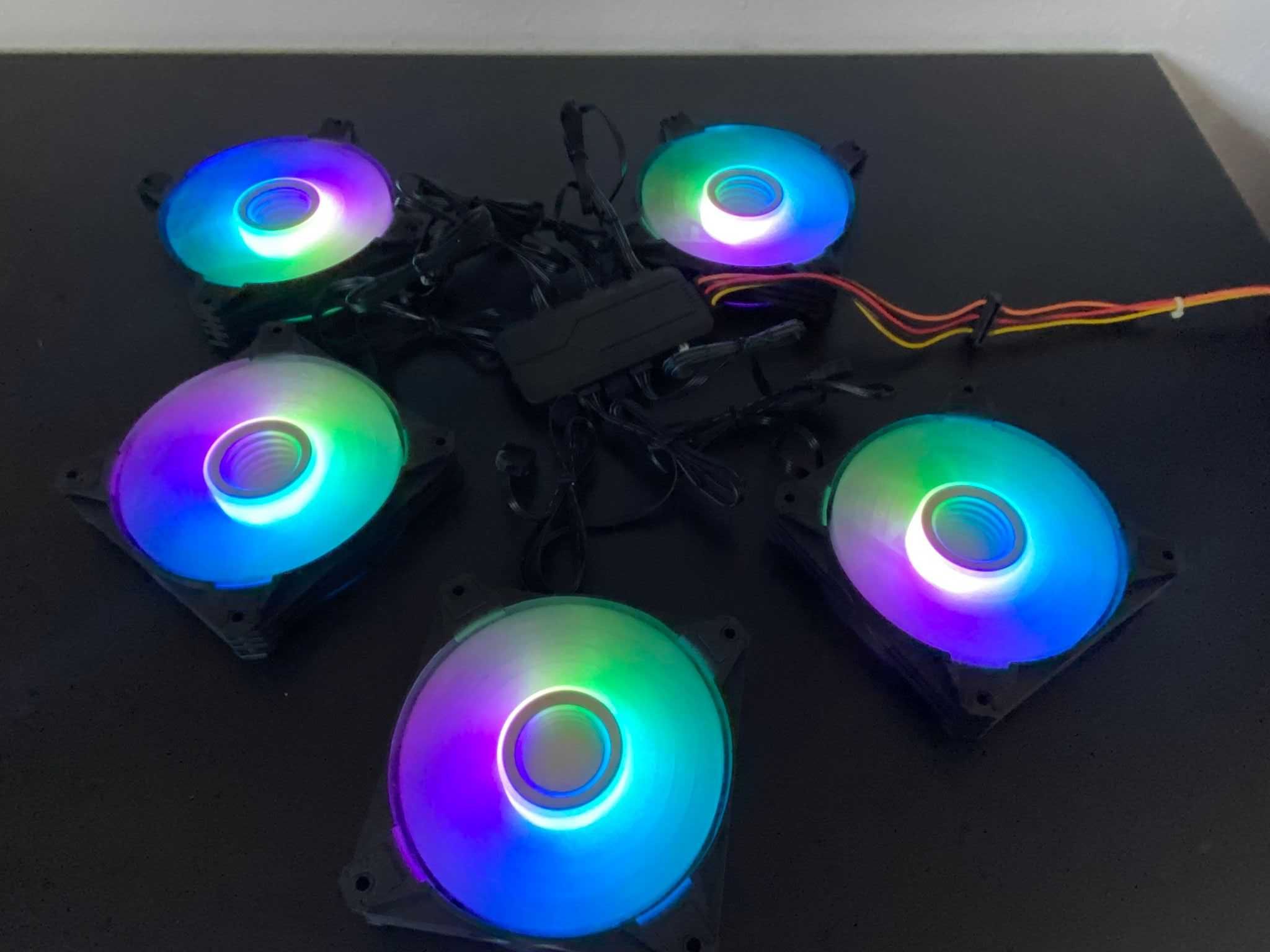 Ventoinhas RGB darkFlash Infinity 5in1