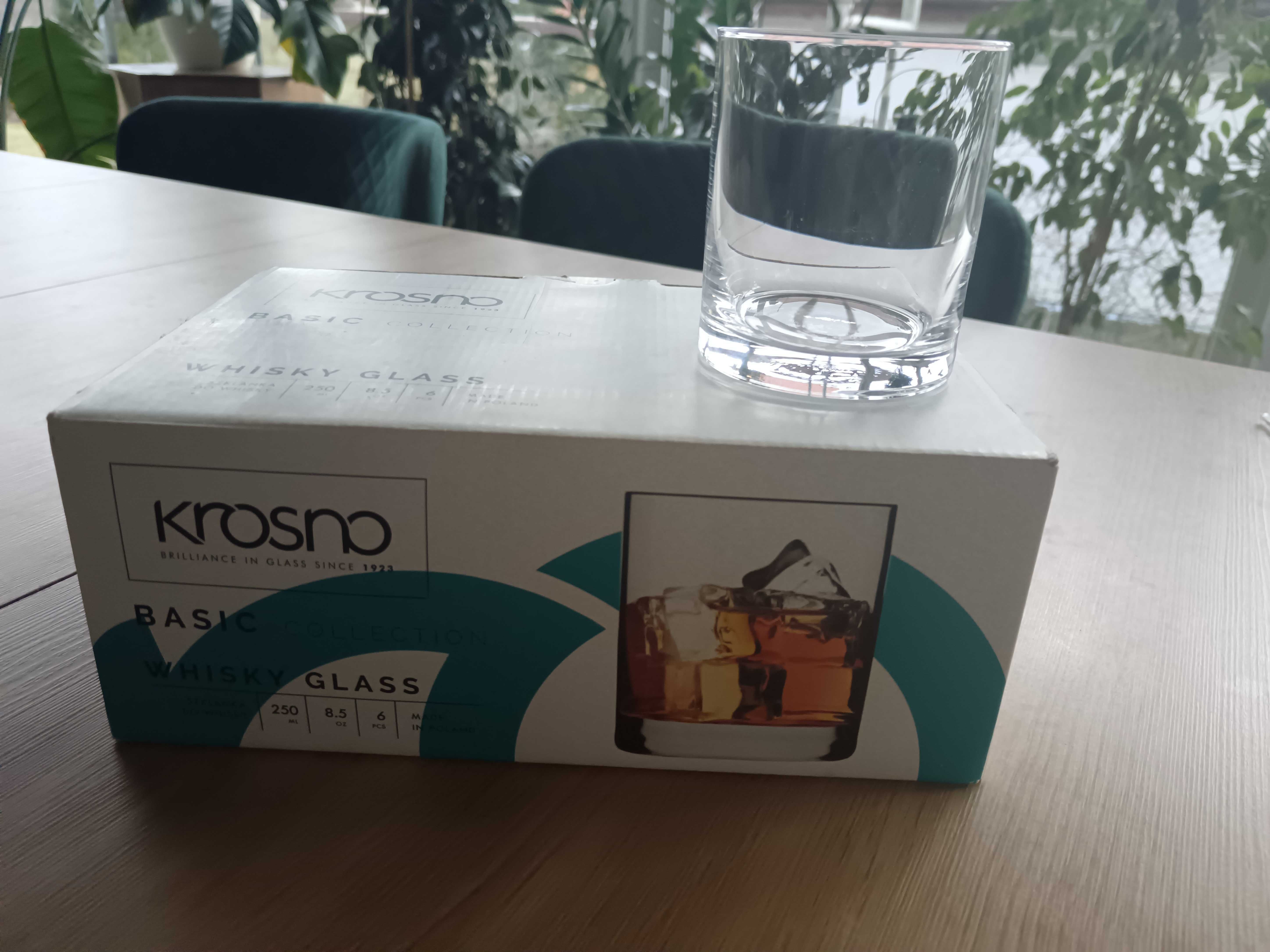 Szklanki do whisky, napojów Krosno