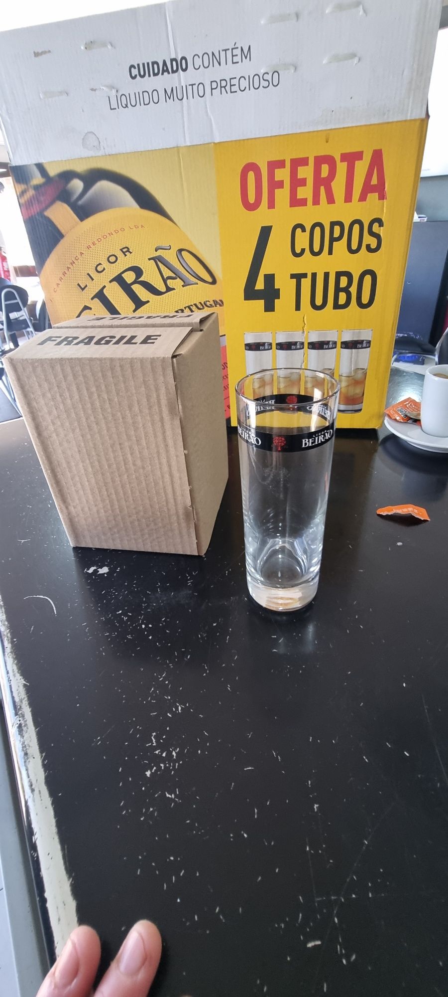 Copos De Tubo Em Vidro