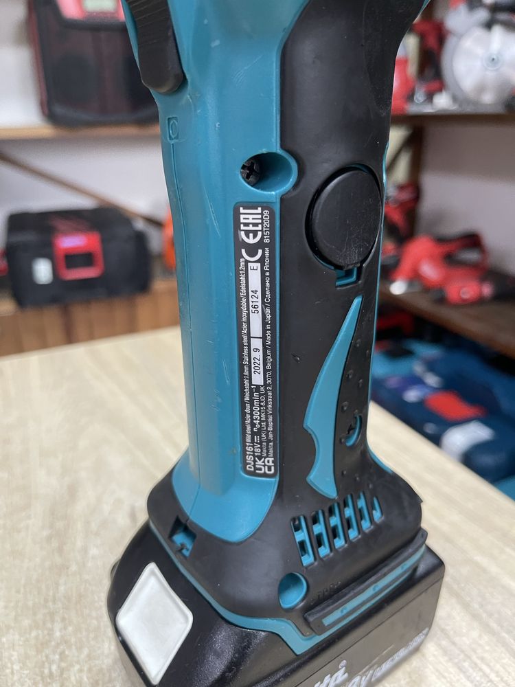 Makita DJS161 + BL1850 / акумуляторні ножниці для листового металу