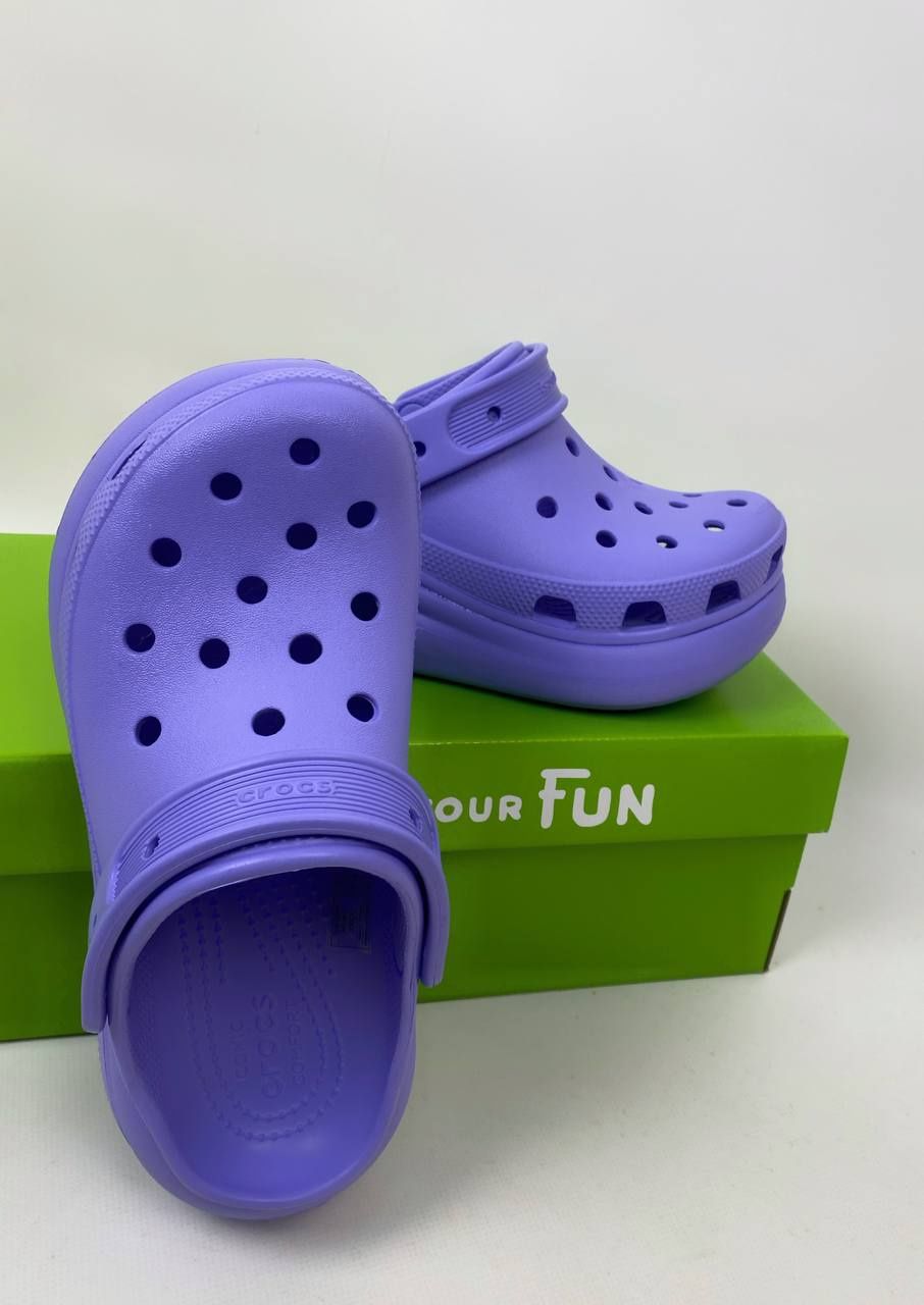 Crocs Classic Crush Platform Lavander W6,w7,w8,w9