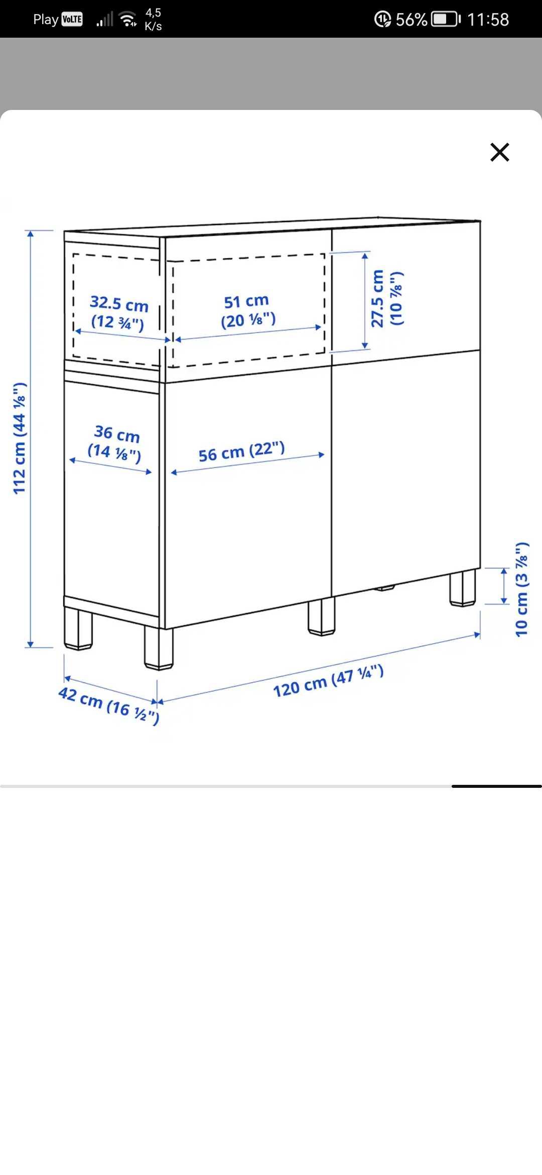 Besta Ikea szafki białe