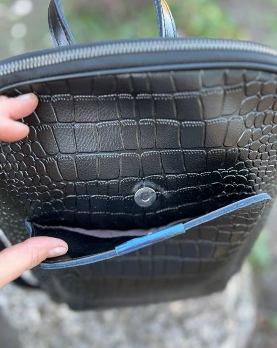 Рюкзак - сумка шкіряний