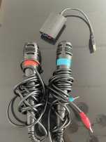 2 Microfones Singstar PS2