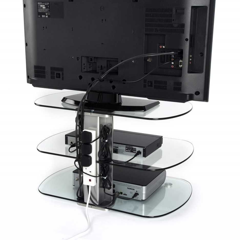 [NOVO] Suporte de TV com duas prateleiras para Home Cinema