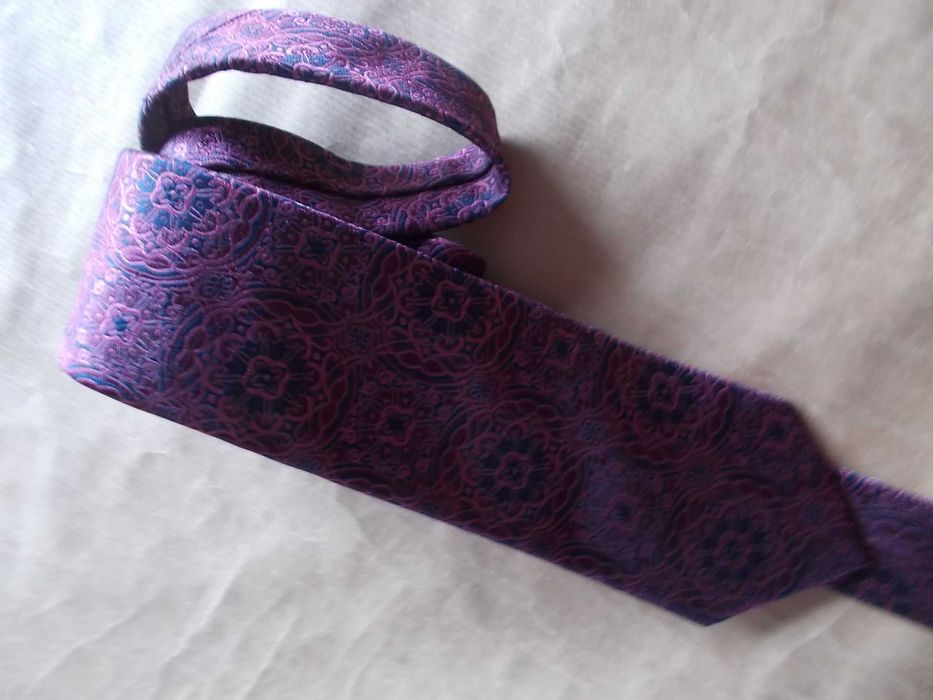 TED BAKER EXCLUSIVE London Nowy Krawat 100% PREMIUM Jedwab/Knotted/ UK