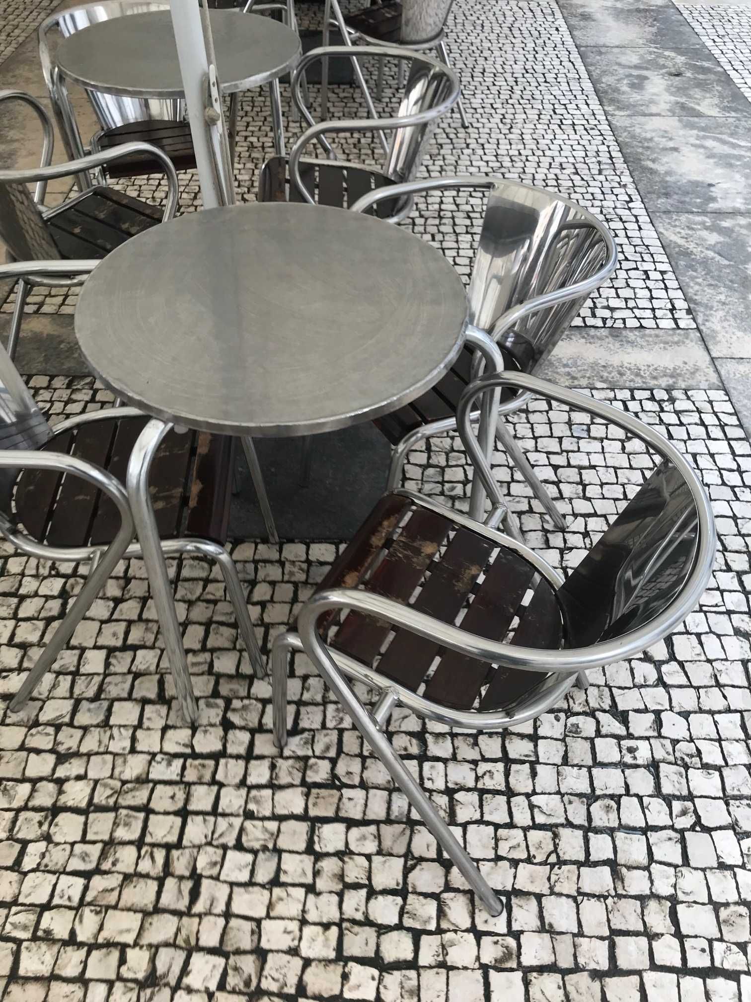 mesas e cadeiras de esplanada