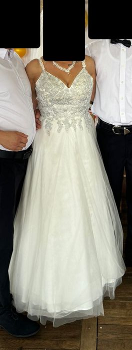 Sukienka Ślubna,bolerko,welon, halka