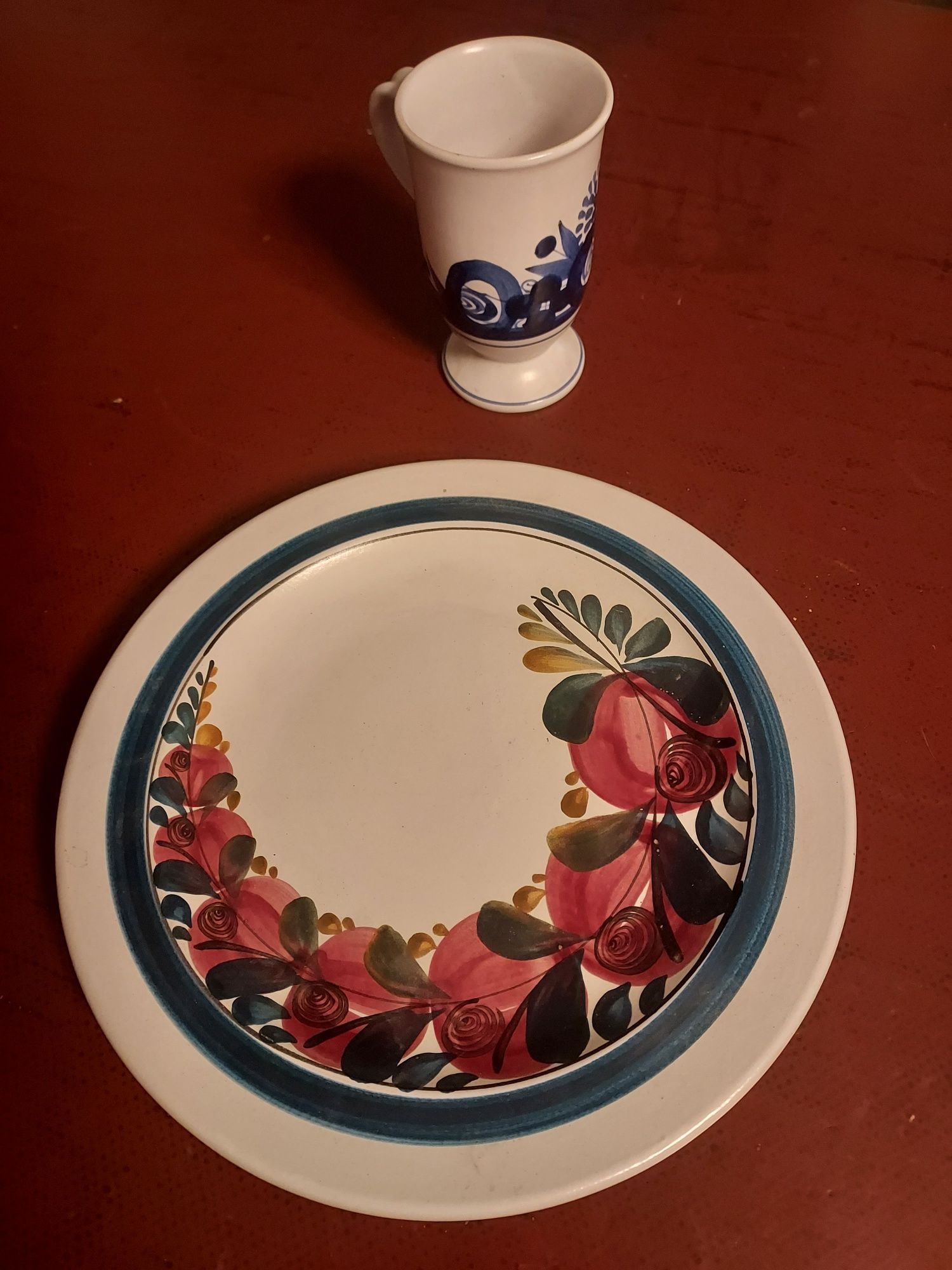 Luzerner Keramik talerz kubek