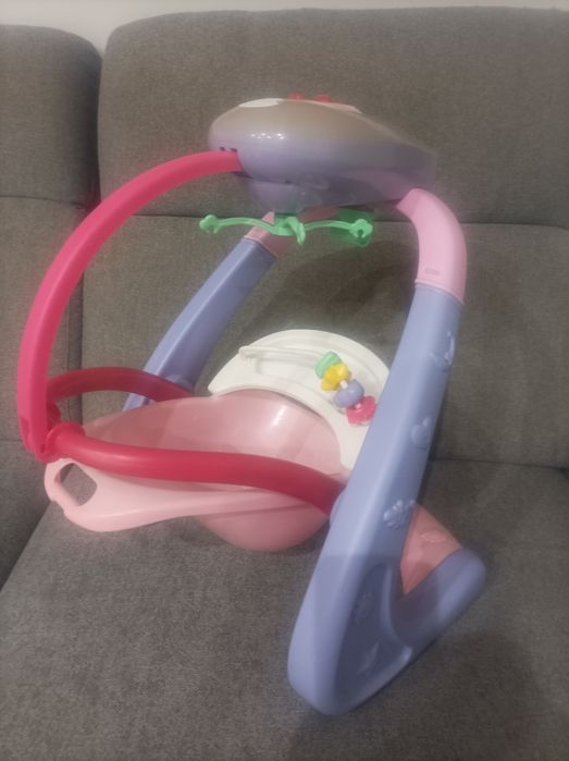 Bujaczek z lalką  + Fotelik do karmienia+ Wanienka 3w 1