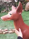 Cão loiça 80x50x30