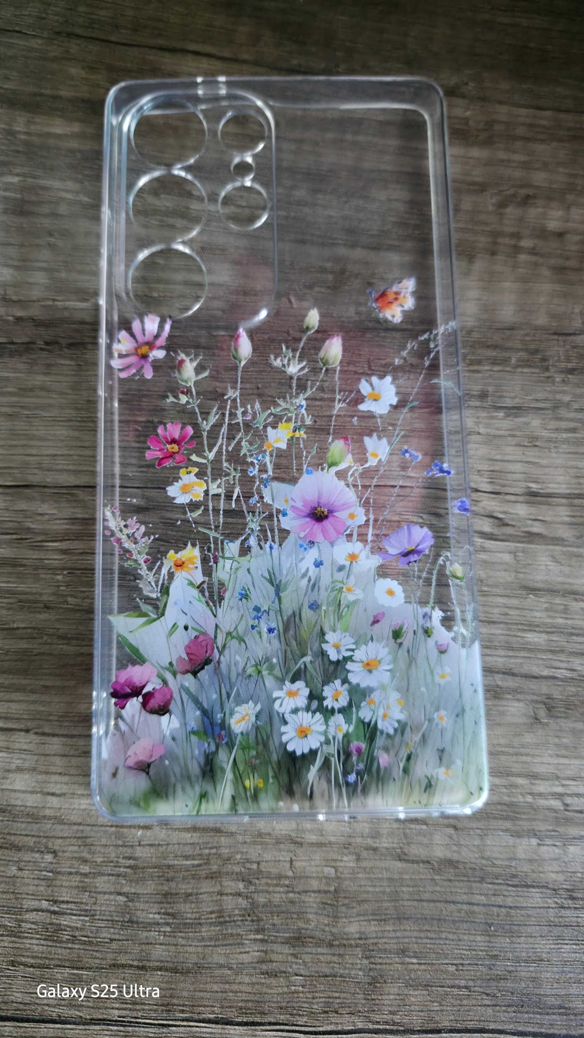 Etui z wzorem kwiatowym do Samsung s25 ultra