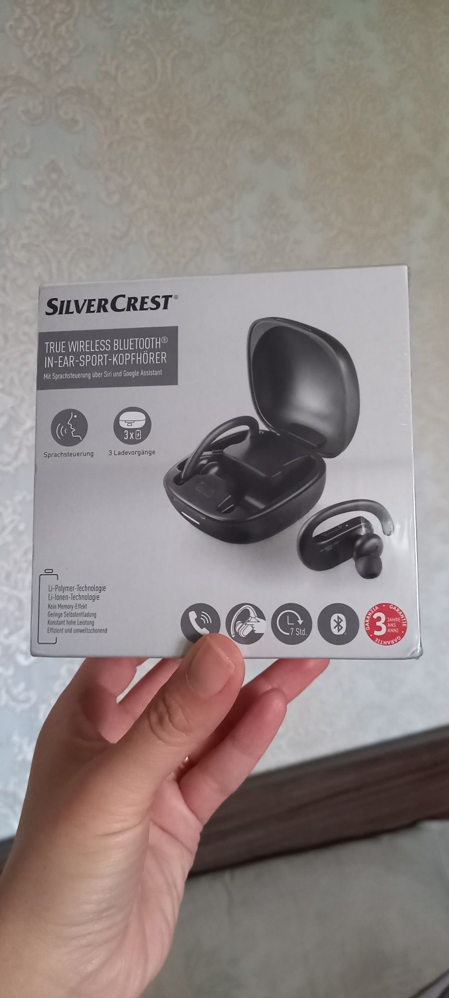 Нові безпровідні навушники silvercrest