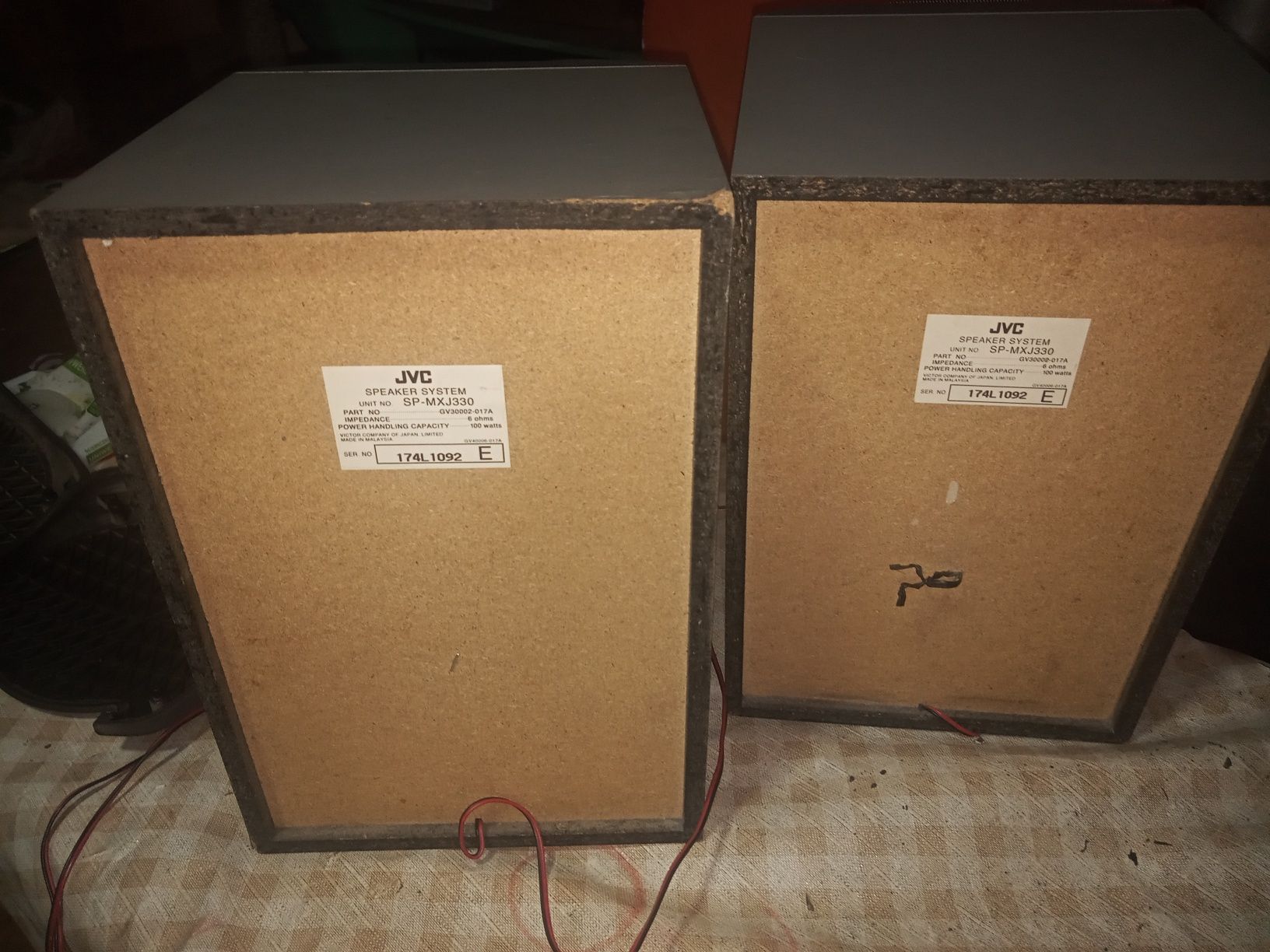 Głośniki, kolumny JVC SP-MXJ330 6ohm 100W